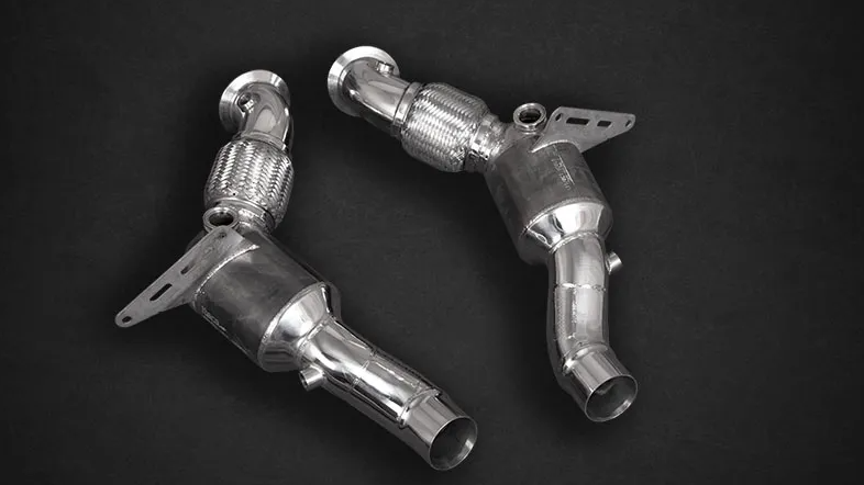Photo of Capristo Sport Catalysts with heat protection for the Ferrari F8 Tributo/Spider - Image 1